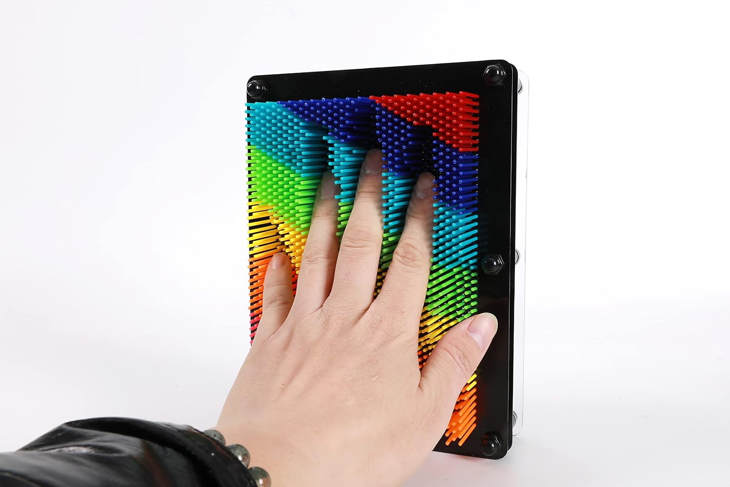 I-TOTAL® - Plastic Pin Art Board Large 25 x 5.5 x 14.8 cm for Boys, 3D Pin Art for Home and Playroom.