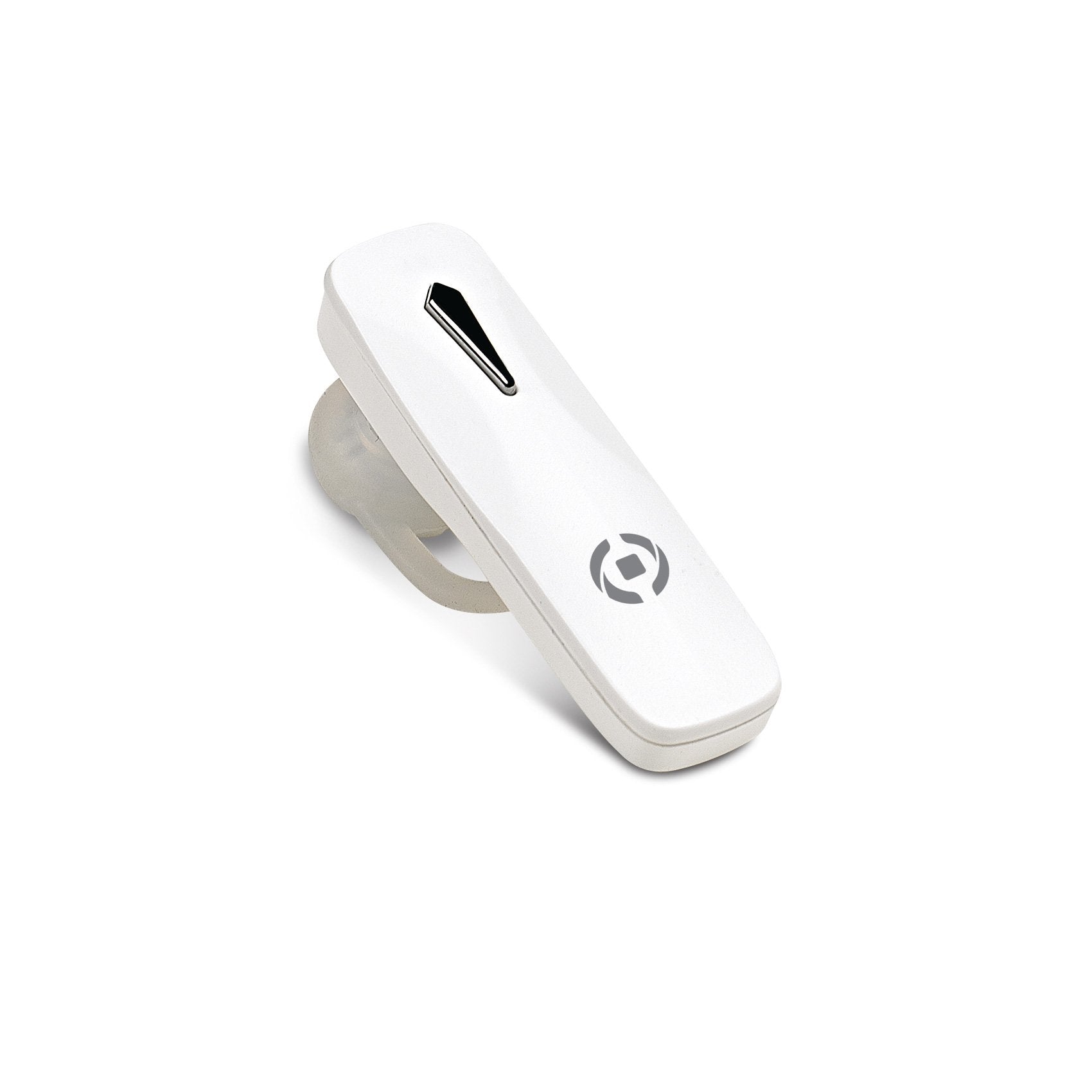 Celly BH10 Audio Bluetooth Smart Headset Can Be Used on Both Ears, Music and Calls, 3 Hours, White