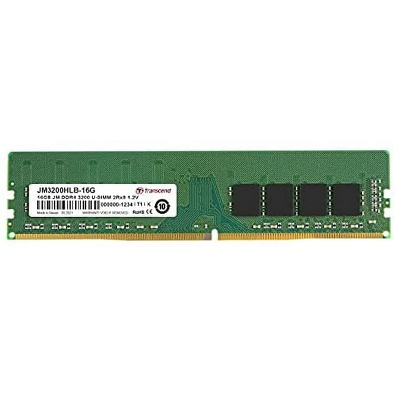 Transcend JM3200HLB-16G 16GB 2x 8GB DDR4 3200MHz Memory Module