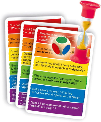 Clementoni-Sapientino più Cabeza Juego Educativo 6 Años, Quiz, Flashcards Italiano-Made in Italy, Color, M (16439)