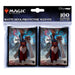 Ultra PRO - March of The Machine 100ct Deck Protector Sleeves ft. Teferi Akosa of Zhalfir for Magic: The Gathering, Protect & Store Collectible Trading Cards & Gaming Cards, Prevent Card Damage