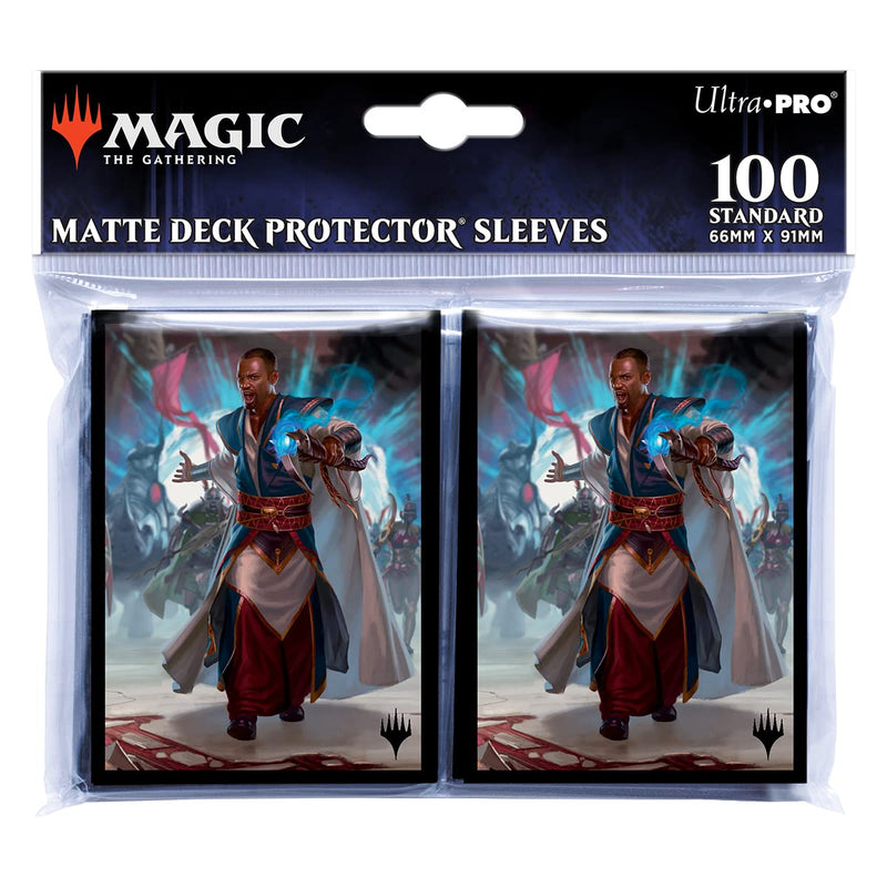Ultra PRO - March of The Machine 100ct Deck Protector Sleeves ft. Teferi Akosa of Zhalfir for Magic: The Gathering, Protect & Store Collectible Trading Cards & Gaming Cards, Prevent Card Damage