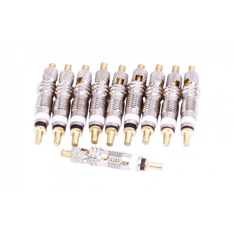 Orange Seal Valve Cores (10Pcs)
