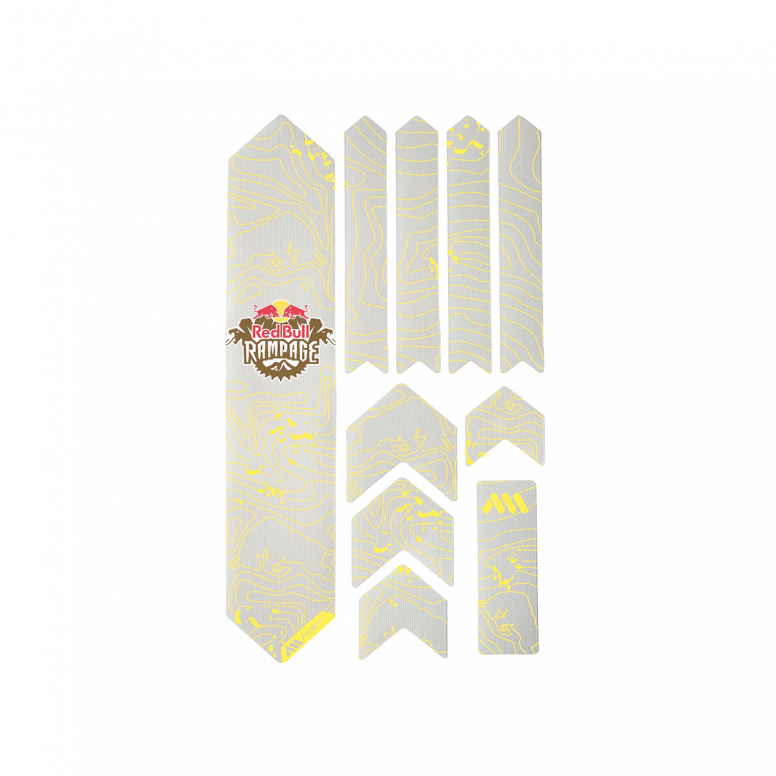 All Mountain Style Frame Guard Extra Red Bull Ram Yellow