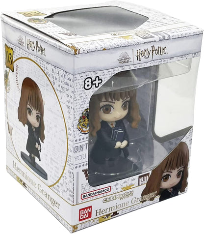 Bandai Chibi Masters Harry Potter Figures Hermione Granger Doll | 8cm Hermione Figure Holding Books | Harry Potter Collectables Magical Minifigures Make Harry Potter Gifts For Adults And Kids