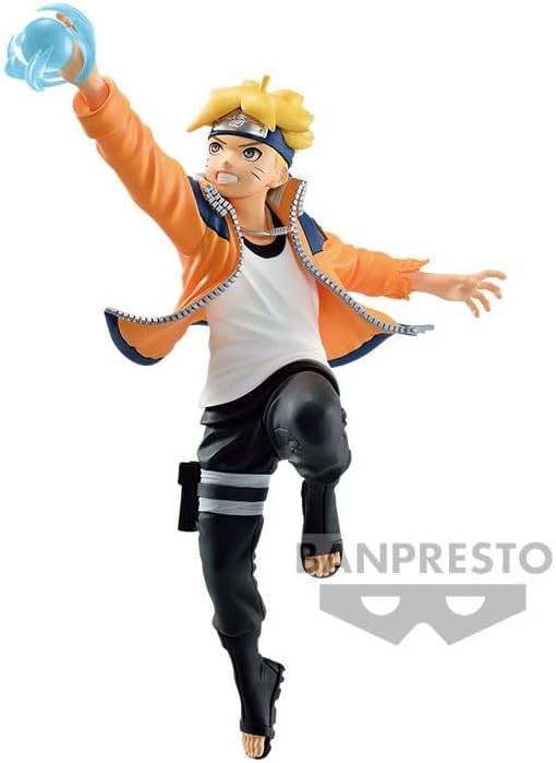 BANPRESTO Figure Statue Boruto Naruto Next Generations - Vibration Stars - Uzumaki Boruto II - Height 13cm - BP19439 - Multicolor