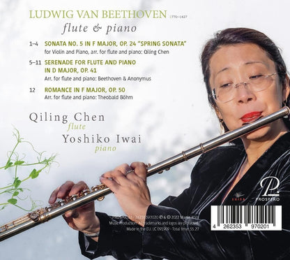 Beethoven: Flute & Piano: Sonata No. 5 in F, Op. 25 'Spring'/Serenade in D, Op. 41/...