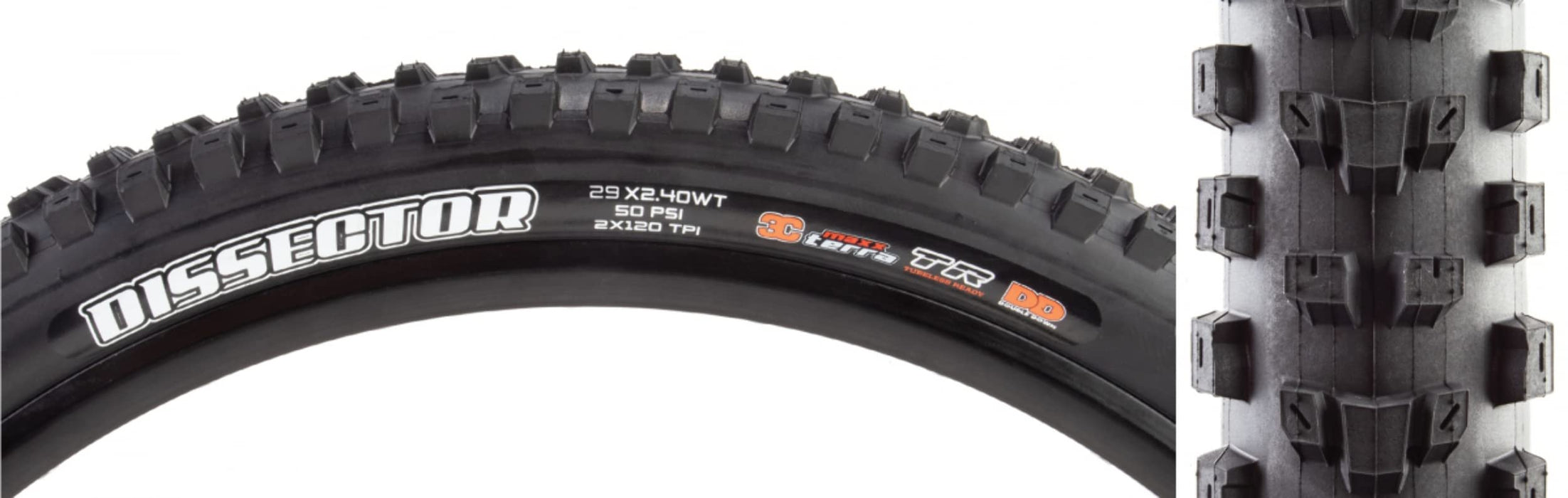 MAXXISAssegai 27.5 x 2.50 WT 120 TPI Foldable 3C MaxxGrip EXO+/TR Tyre