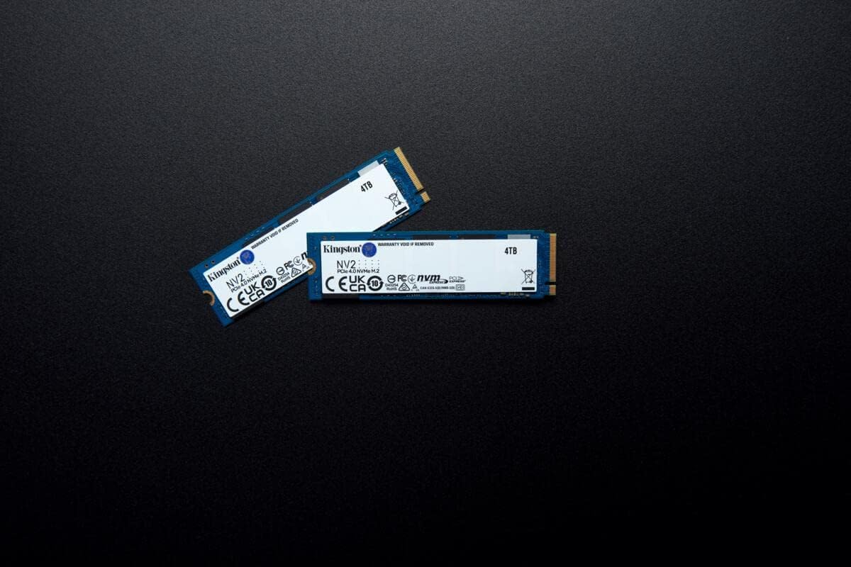 Kingston NV2 NVMe PCIe 4.0 Internal SSD 4TB M.2 2280 - SNV2S/4000G