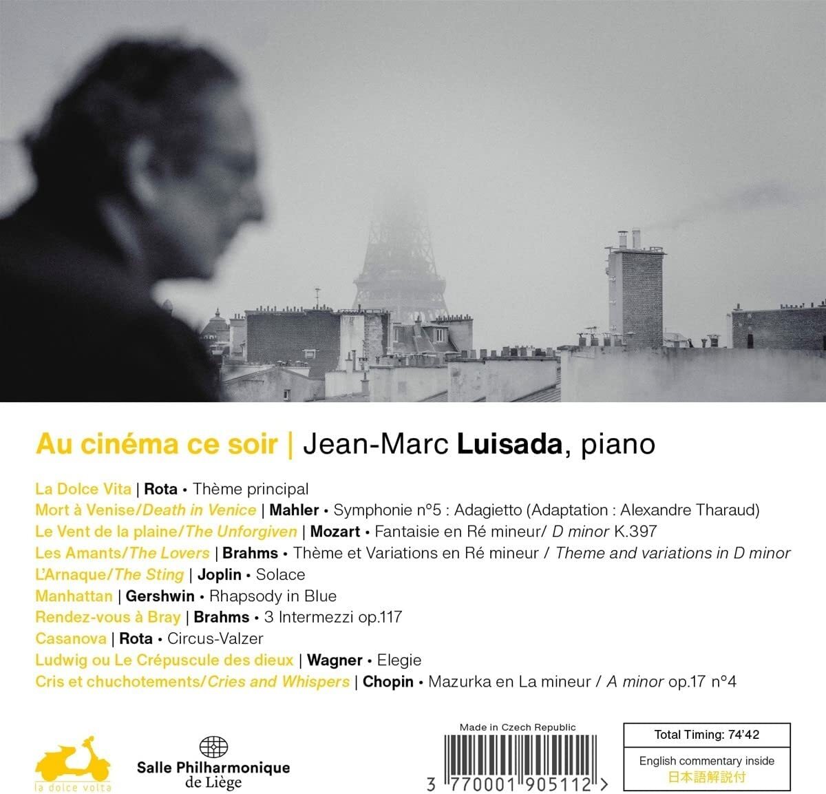 Jean-Marc Luisada: Au Cinéma Ce Soir