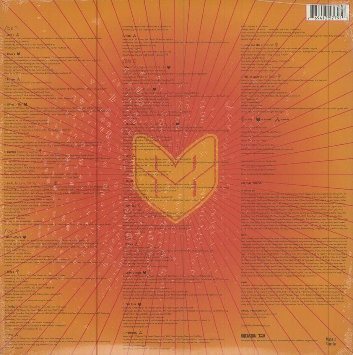 Trinity (Past. Present & Future) (Canary Yellow/Tangerine Vinyl) (RSD 2023)-SLUM VILLAGE