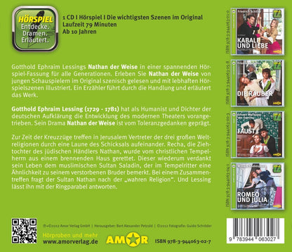 Nathan der Weise - Hörspiel. Die wichtigsten Szenen im Original. Entdecke. Dramen. Erläutert.: gespielt von Anna-Maria Böhm, Alexander Weikmann und ... im Original gespielt mit Erläuterungen.)