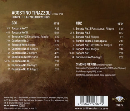 Agostino Tinazzoli: Complete Keyboard Works