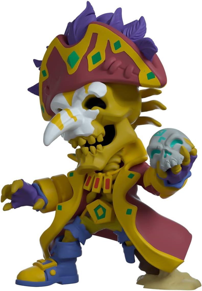 Youtooz Captain Briggsy 4.6" Vinyl Figure, High Detailed Collectible by Youtooz Sea of Thieves Collection, Gold