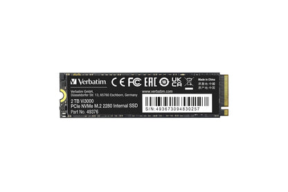 Verbatim Vi3000 PCIe NVMe M.2 SSD 2TB Vi3000 2 TB
