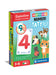 Clementoni - Sapientino Cards-Tactile Numbers-Educational Game 3 Years, Montessori Flashcards-Made in Italy, Italian Color, 16436