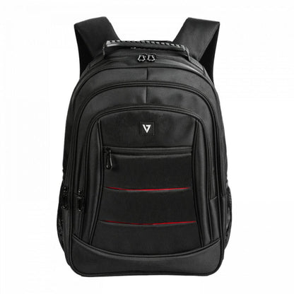 V7 Unisex's 15.6IN Fully Padded Laptop Backpack, Black, Extra Large, One Size