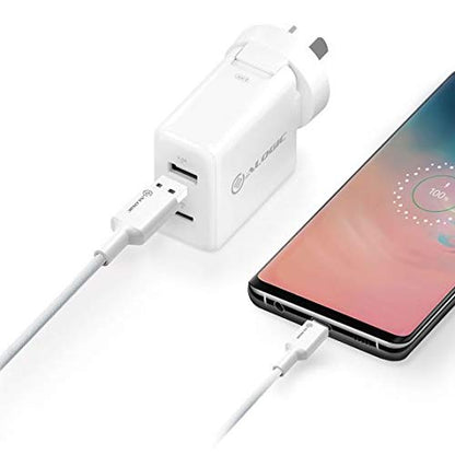 ALOGIC Elements Pro USB-A 2.0 to USB-C Cable – 1m