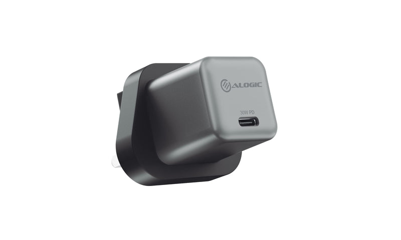ALOGIC Mini Wall Charger with GaNFast Technology & Dynamic Power Allocation, PD 3.0 Charger for Fast Charging, Compatible with MacBook Air, iPhone13 Pro/13 Pro Max, Galaxy S21, Note 20 and More