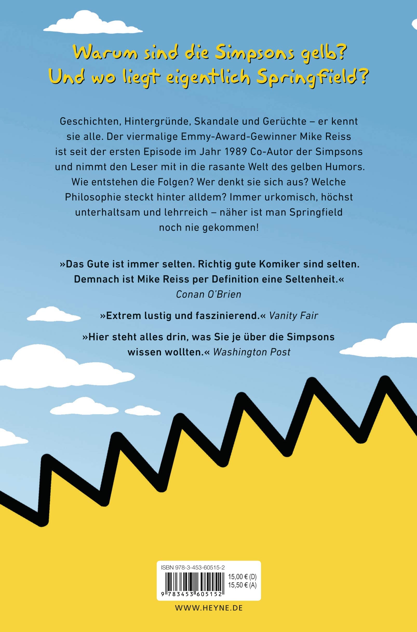 Springfield Confidential: Alles über die Simpsons ─ Hinter den Kulissen der gelbsten Serie der Welt - 30 Jahre Simpsons ─ Das inoffizielle Fanbuch - Vom langjährigen Co-Autor