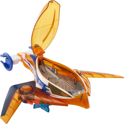 Masters of the Universe He-Man and The Masters of the Universe Talon Fighter Vehicle, Fighter Plane Fires Projectiles, MOTU Collectible Toy for Ages 4 Years & Older
