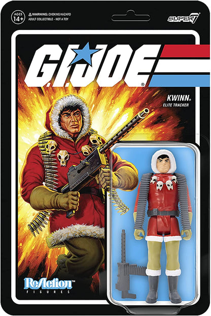Super7 G.I. Joe Kwinn 3.75 in Reaction Figure