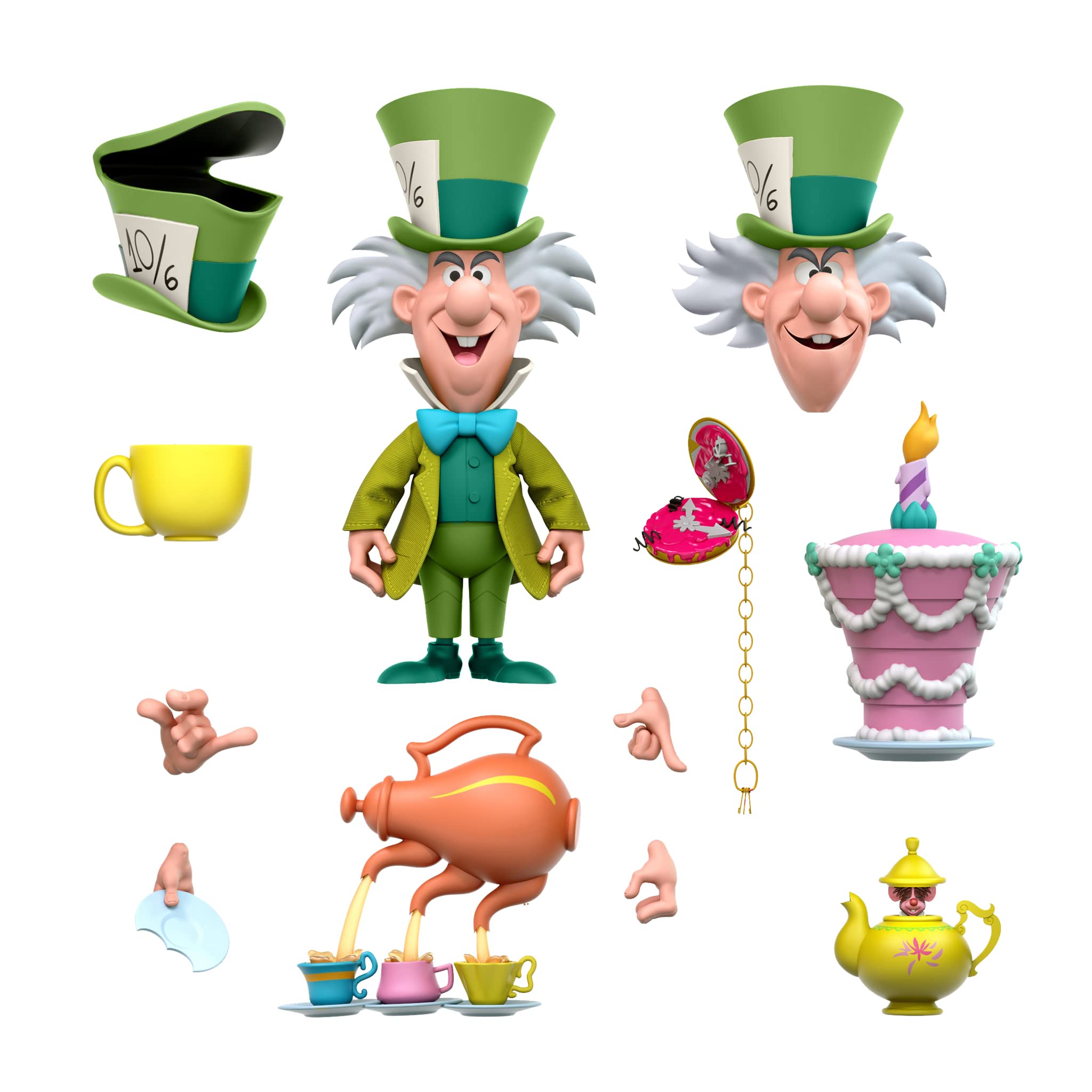 Alice au pays des merveilles figurine Disney Ultimates The Tea Time Mad Hatter 18 cm