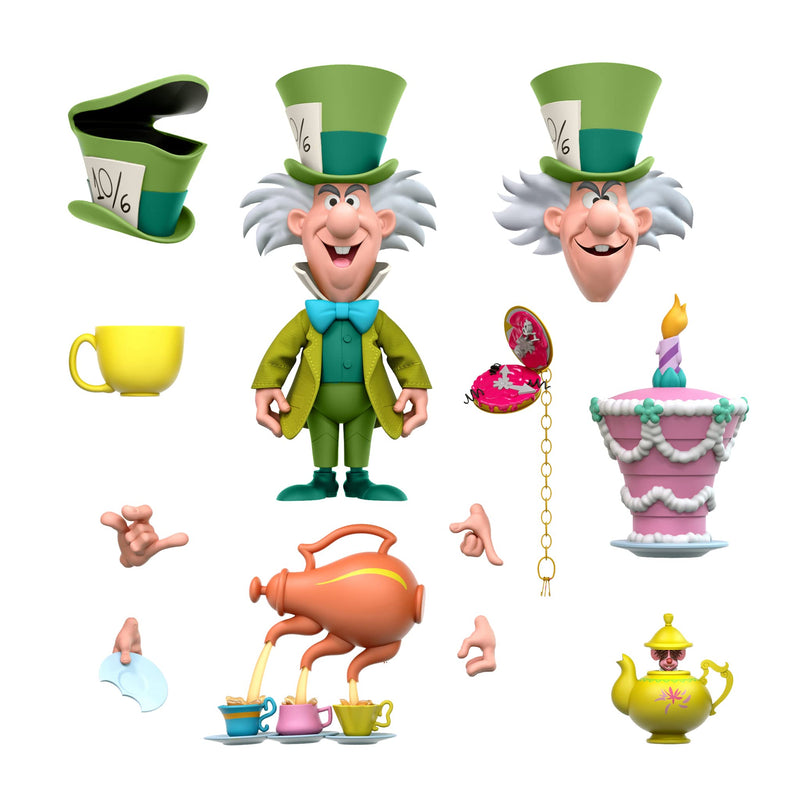 Alice au pays des merveilles figurine Disney Ultimates The Tea Time Mad Hatter 18 cm