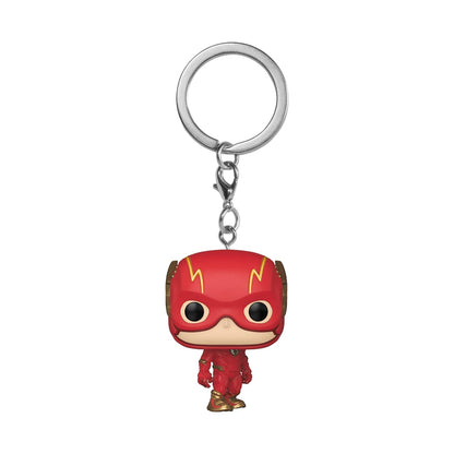 Funko Pop! Keychain: DC - The Flash - DC Comics- Mini Figura in Vinile da Collezione Novità Portachiavi - Riempitivi per Calze - Idea Regalo - Merchandising Ufficiale - Comic Books Fans