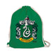 Logoshirt® Harry Potter - Slytherin Logo I Printed Gym Bag - Fabric Backpack 100% Cotton I AZO-Free I Green I Original Licensed Design