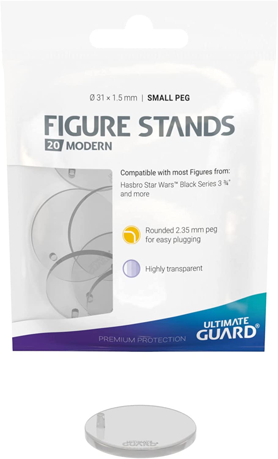 Ultimate Guard UGD011113 Clear Action Figure Feet