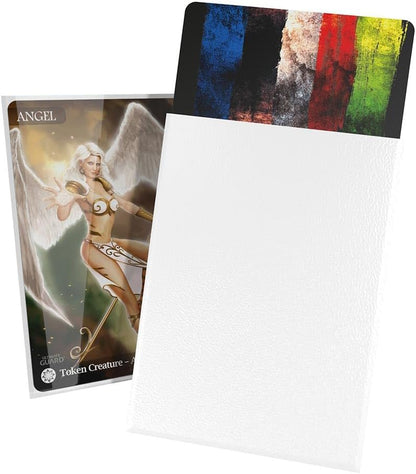 Ultimate Guard Cortex Card Sleeves, 100 Standard Size TCG Sleeves, 66 x 91mm, White Back, Glossy Finish, No PVC & Acid-Free, High Clarity
