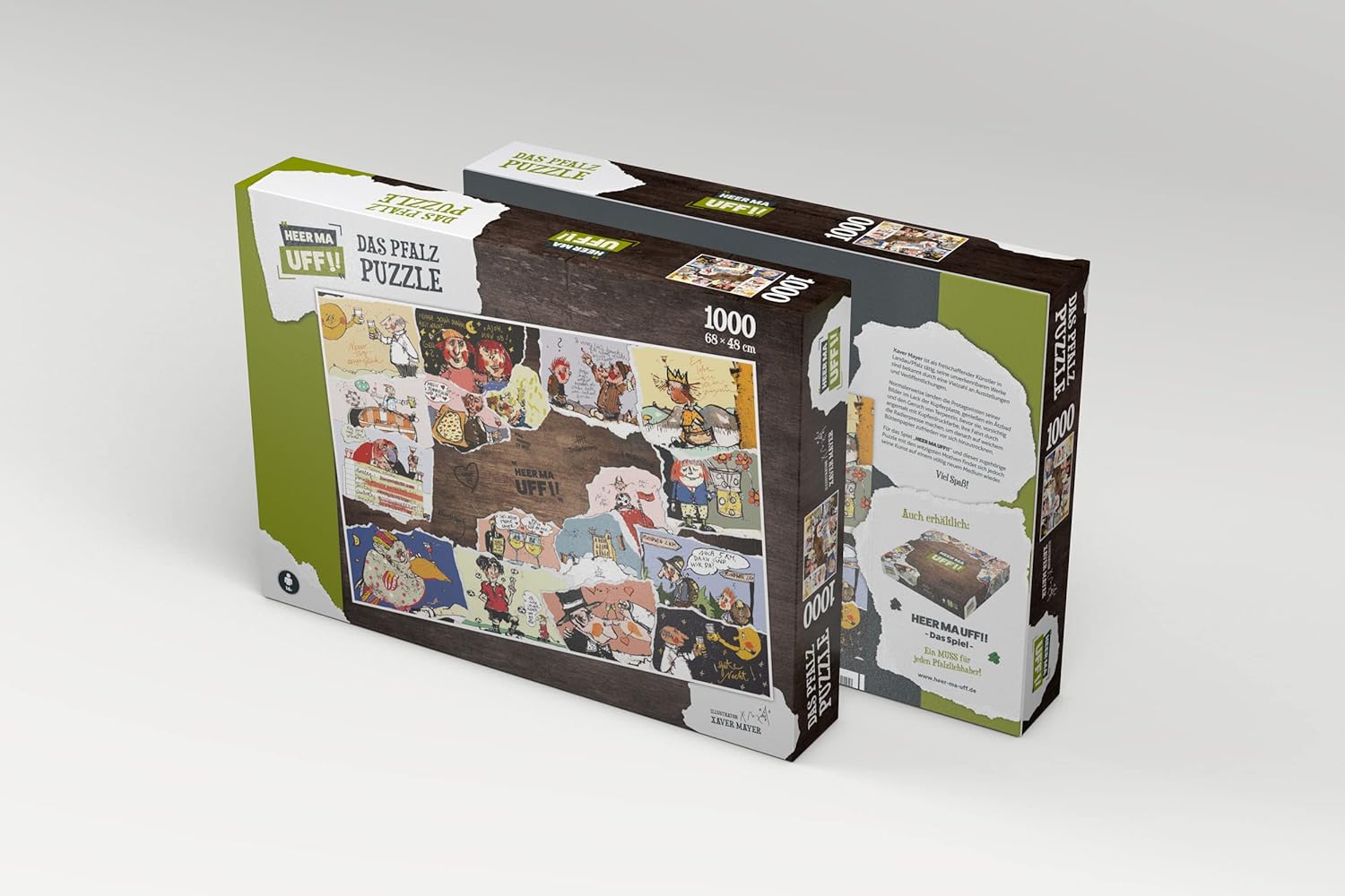 Heer Ma Uff!!- Puzzle, Multicolor (heo GmbH HEO01004