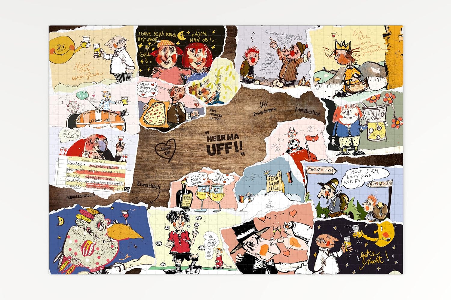 Heer Ma Uff!!- Puzzle, Multicolor (heo GmbH HEO01004