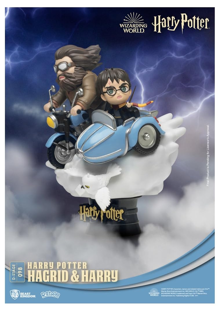 Beast Kingdom-Harry Potter, Hagrid and Harry Diorama Stage D-Stage Figure Statue