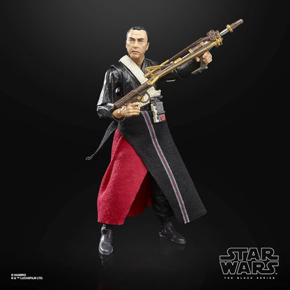 Star Wars The Black Series Chirrut Îmwe 15-Cm-Scale Rogue One: A Story Collectible Action Figure, Toys for Kids Ages 4 and Up