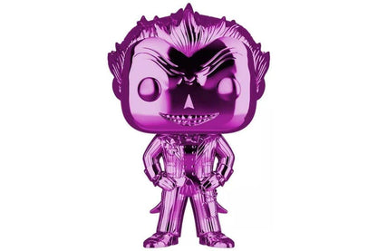 BATMAN:ARKHAM ASYLUM - JOKER PURPLE CHROME MCM EXC FUNKO POP! VINYL FIGURE #53