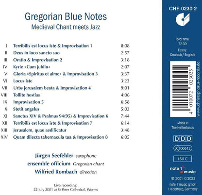 Gregorian Blue Notes: Medieval Chant Meets Jazz