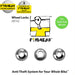Pinhead Solid Axle Écrous de verrouillage de roue Unisexe Adultes