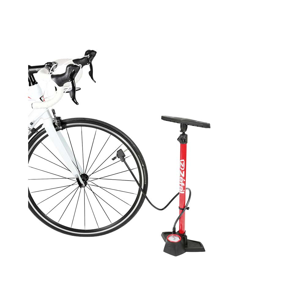 Zefal FP30 Profil Max Floor Pump, 63 mm Gauge, 11 bar/160 psi, 1.3 kg - Silver/