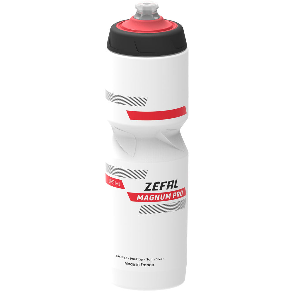 Zefal Unisex's Magnum Pro Bottle, White, 975ml