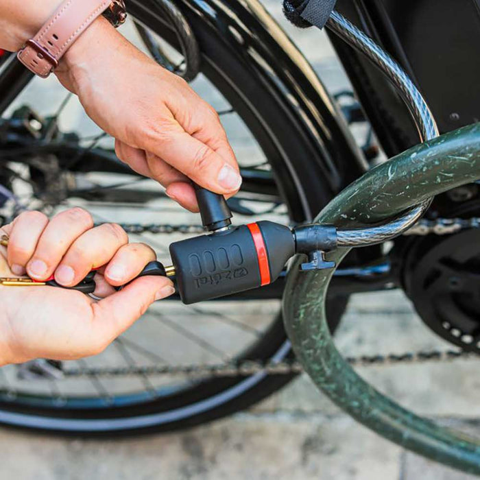 Zéfal K-Traz, Câble Antivol Vélo - Cadenas Vélo avec support - Cadenas pour vélo, trottinette, vélo électrique et scooter