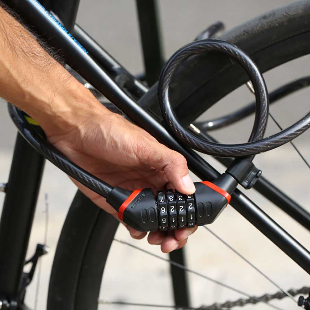 Zéfal K-Traz, Câble Antivol Vélo - Cadenas Vélo avec support - Cadenas pour vélo, trottinette, vélo électrique et scooter
