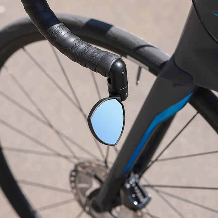 Zéfal Rétroviseur Vélo Spin 25 - Rétroviseur de Guidon pour Vélo de Route, Noir