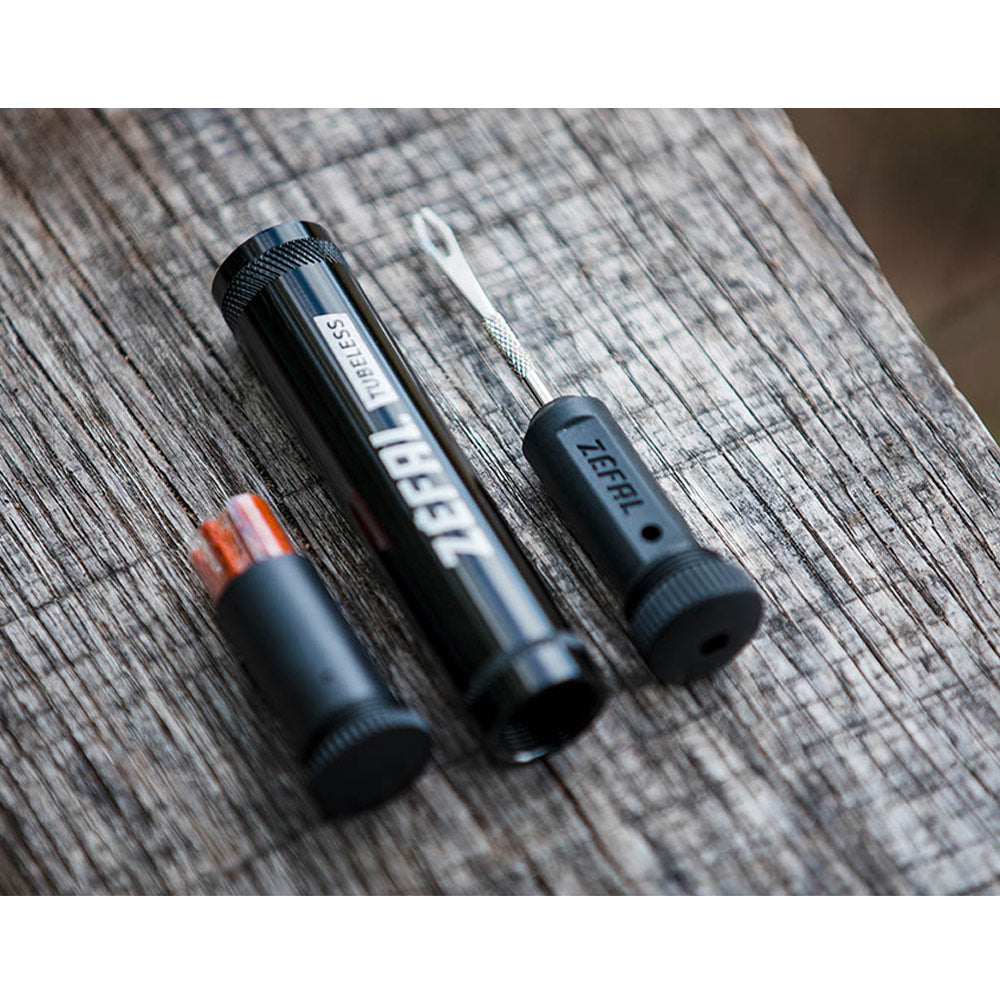 ZEFAL Tubeless Repair Kit With Mounting Clip, Black, Universal
