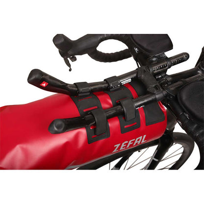 ZEFAL Z Adventure Aero F8 Aero Handlebar Pack, Black/Red, 12 Litre