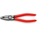 Knipex Combination Pliers black atramentized, plastic coated 180 mm (self-service card/blister) 03 01 180 SB