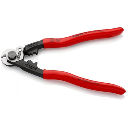 Knipex Wire Rope Cutter forged plastic coated 190 mm 95 61 190