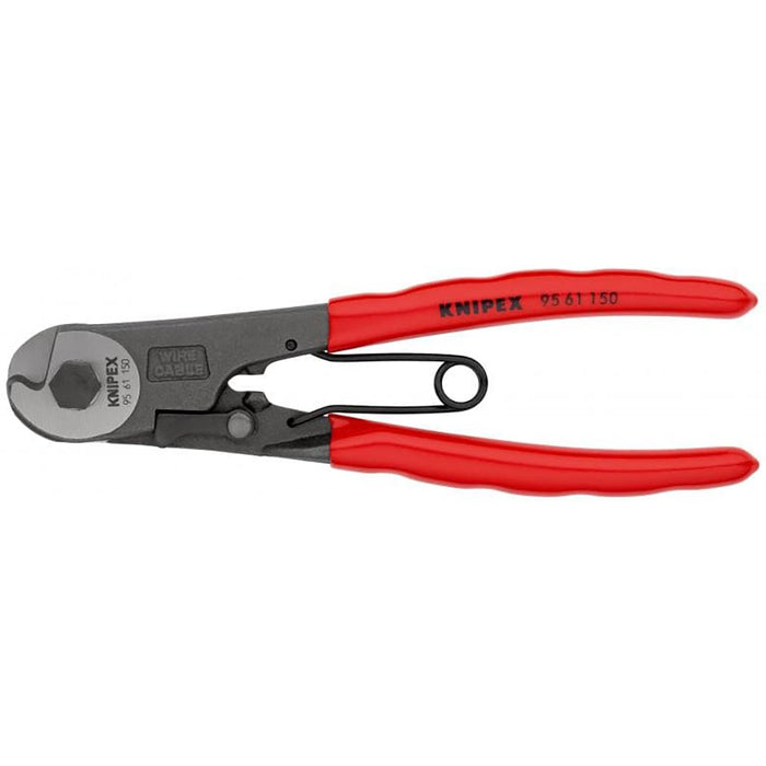 Knipex Cortacables para cables Bowden negro atramentado, recubiertos de plástico 150 mm 95 61 150