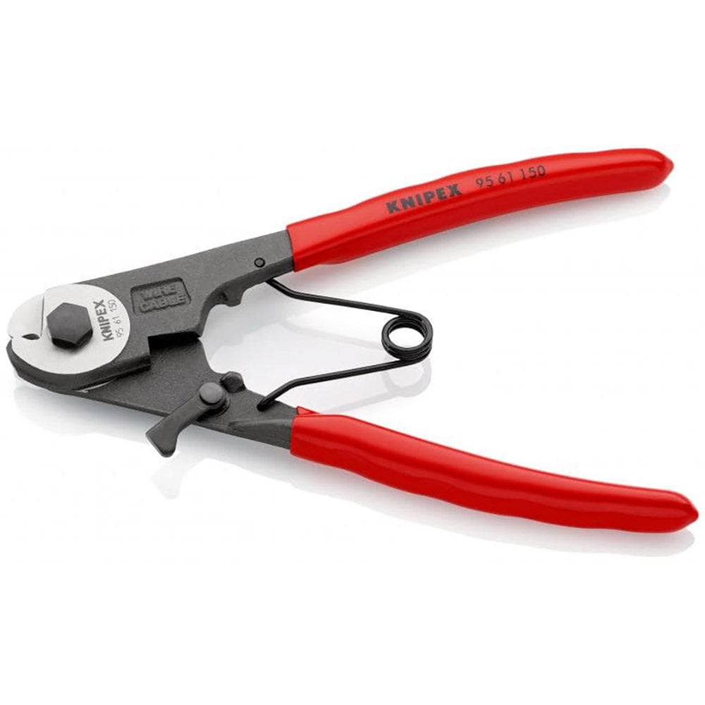 Knipex Bowden Cable Cutter black atramentized, plastic coated 150 mm 95 61 150